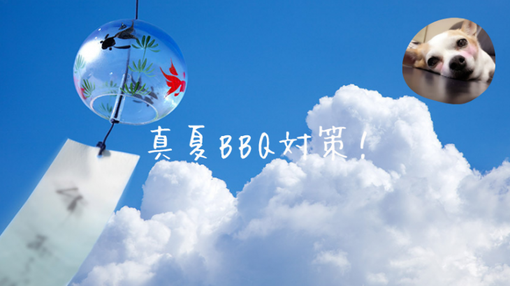 真夏BBQ対策！